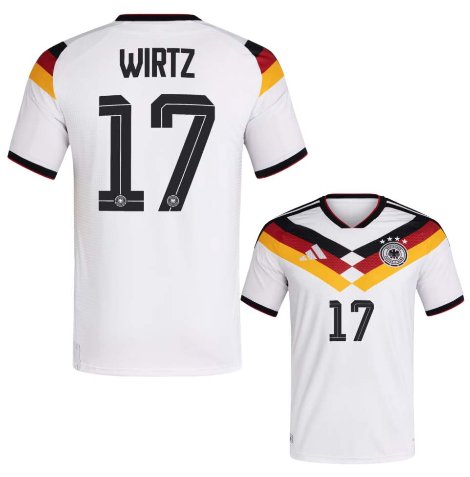 2026 World Cup Germany Home Jersey Detail