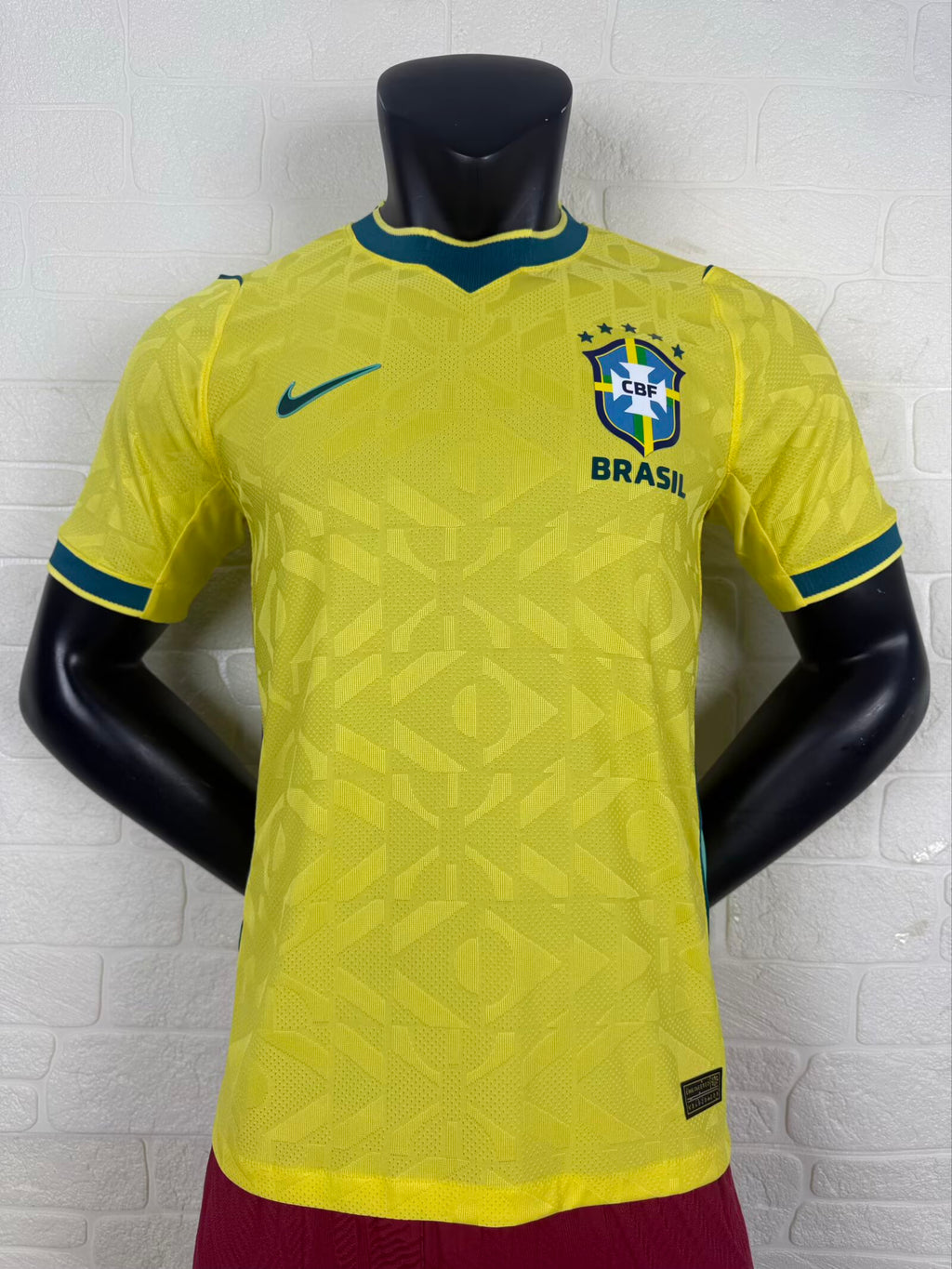 2026 World Cup Brazil Home Jersey Back