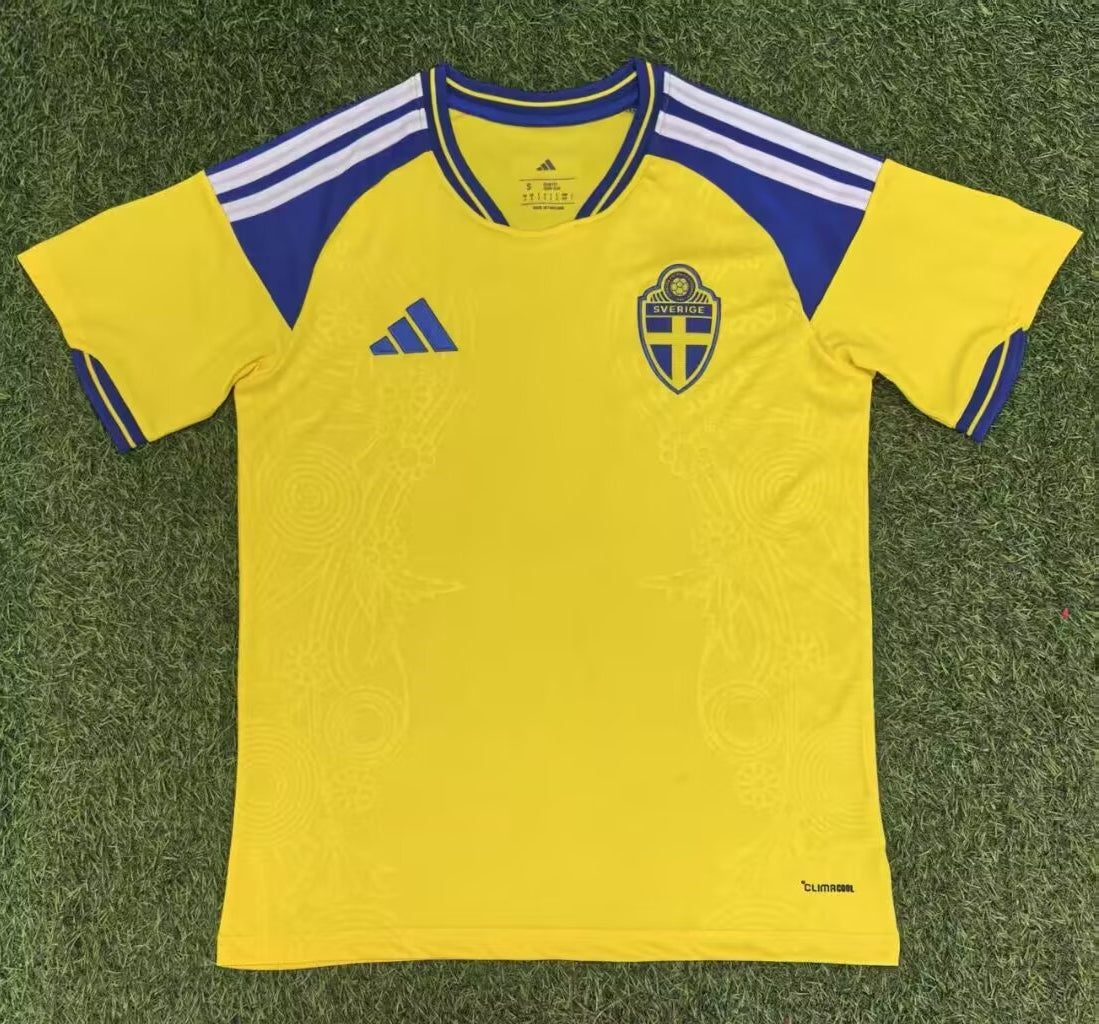 2026 World Cup Sweden Home Jersey Front