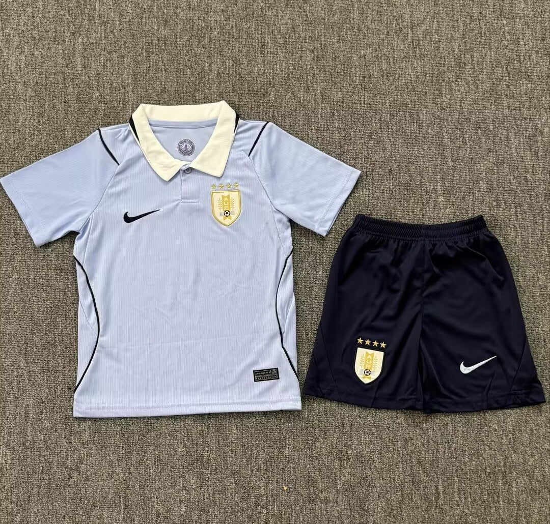 2026 World Cup Uruguay Home Jersey Back