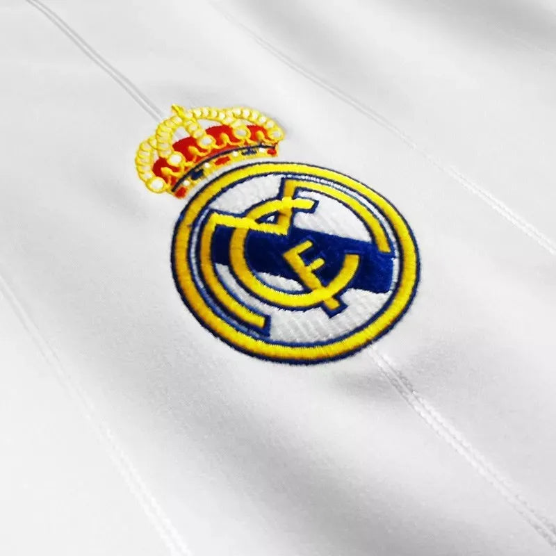 Retro 12/13 Real Madrid Home Long Sleeve Soccer Jersey