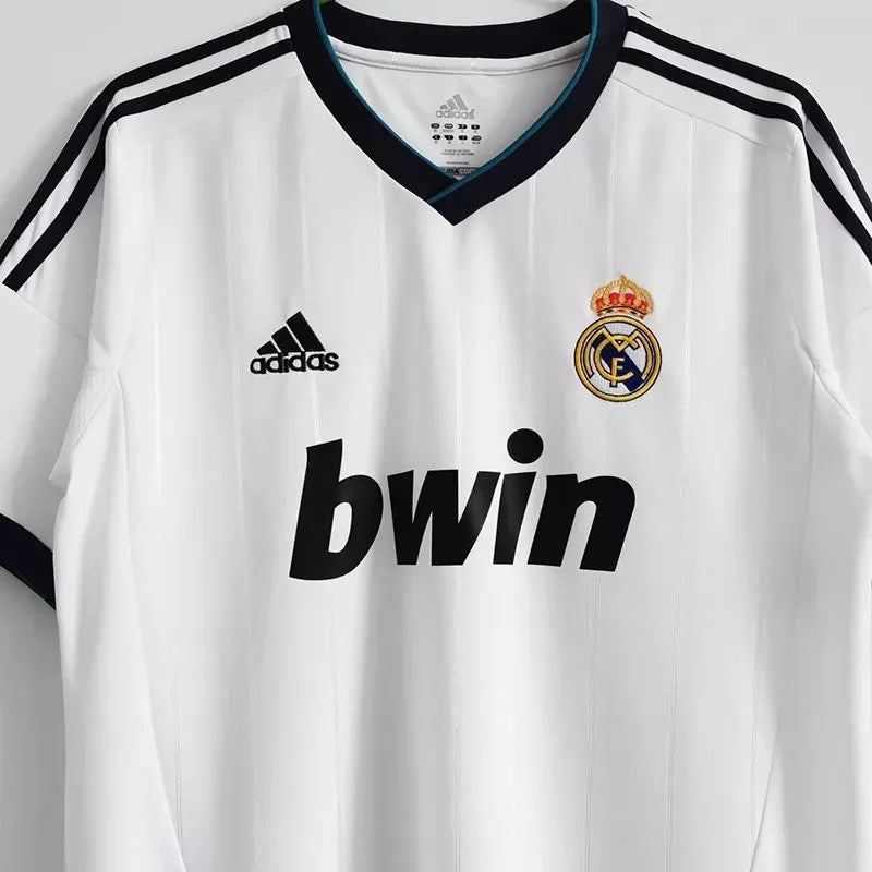 Retro 12/13 Real Madrid Home Soccer Jersey