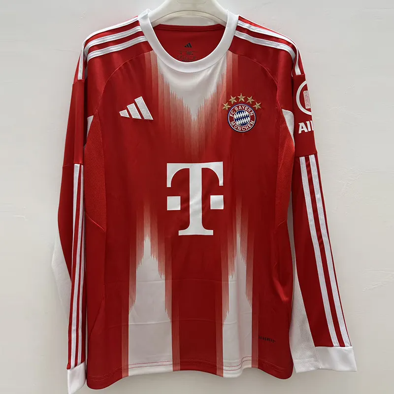 25/26 Bayern Home Long Sleeve Jersey