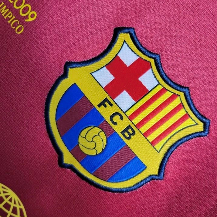 Retro 08/09 Barcelona Home Soccer Jersey