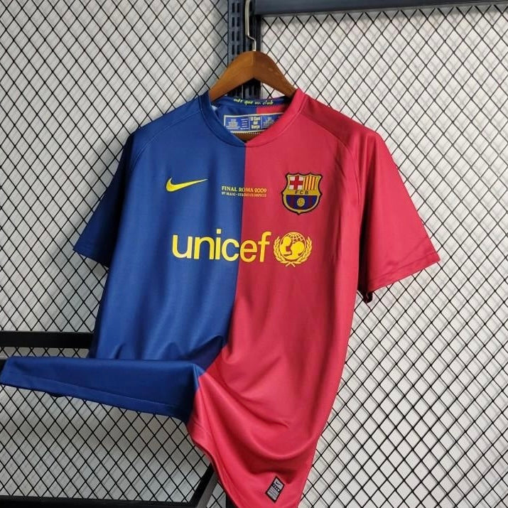 Retro 08/09 Barcelona Home Soccer Jersey