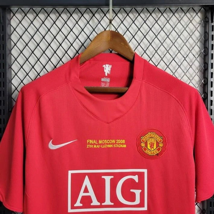 Retro 07-08 Manchester United Home Jersey