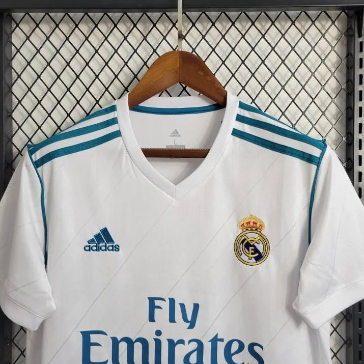 Retro 17/18 Real Madrid Home Jersey
