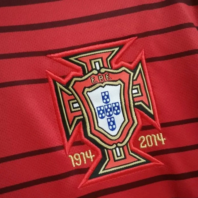 Retro 2014 Portugal Home Soccer Jersey
