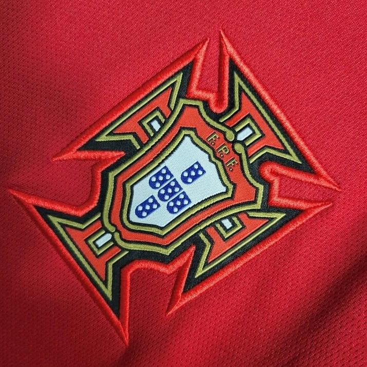 Retro 2016 Portugal Home Long Sleeve Jersey