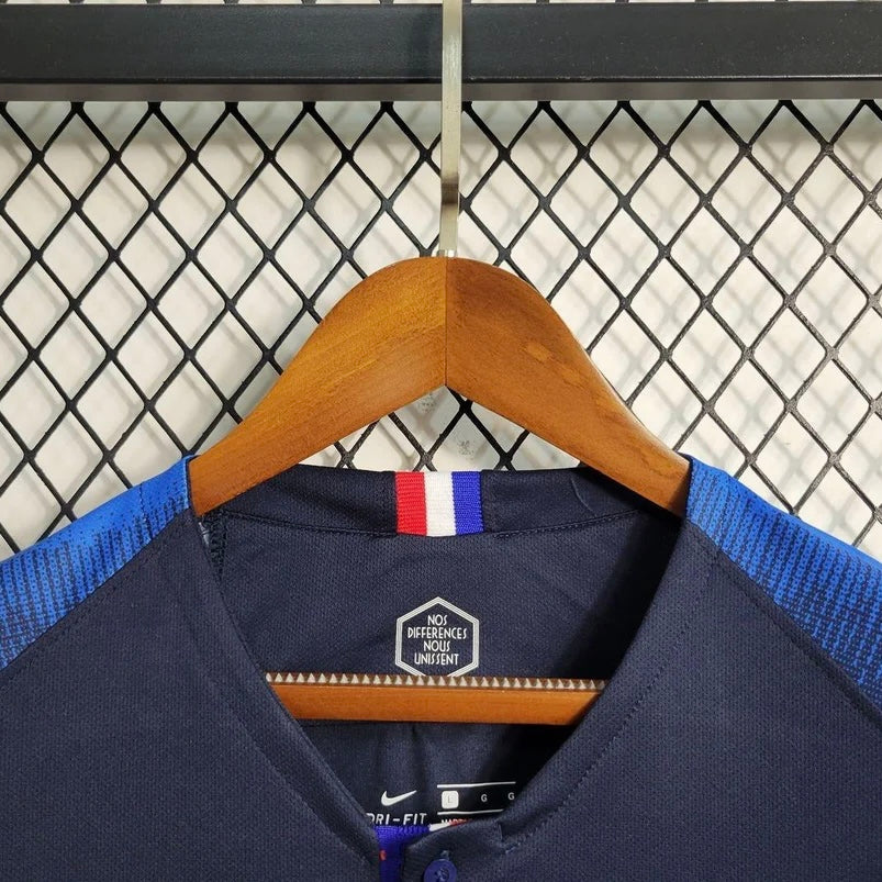 Retro 2018 France World Cup Home Jersey