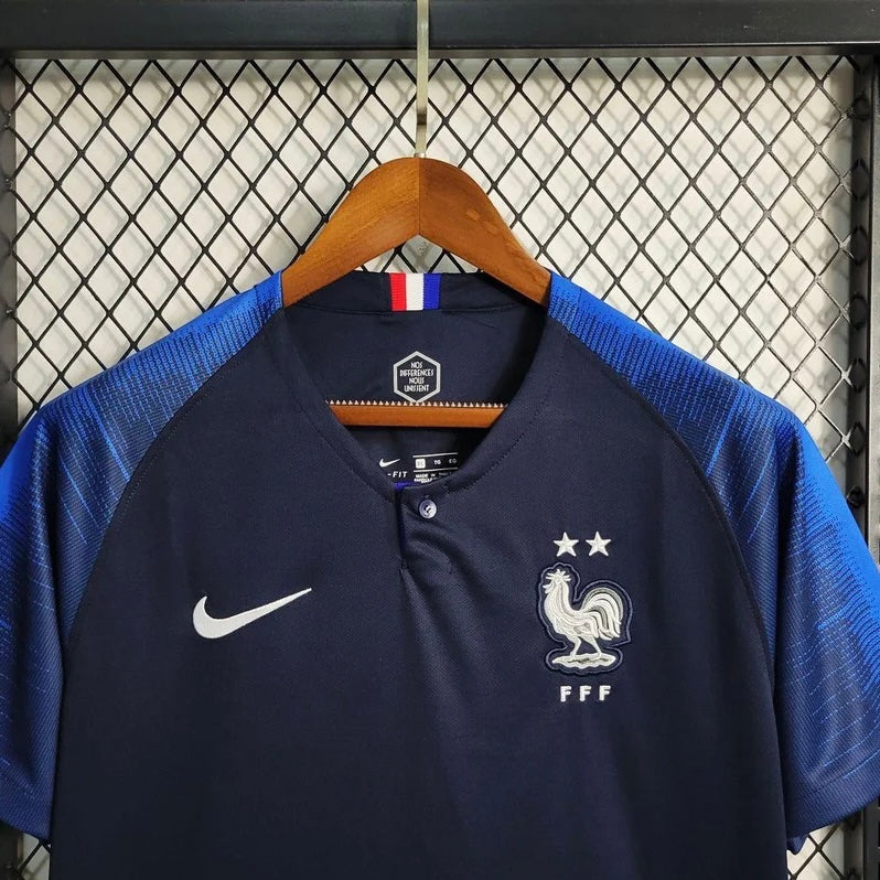 Retro 2018 France World Cup Home Jersey