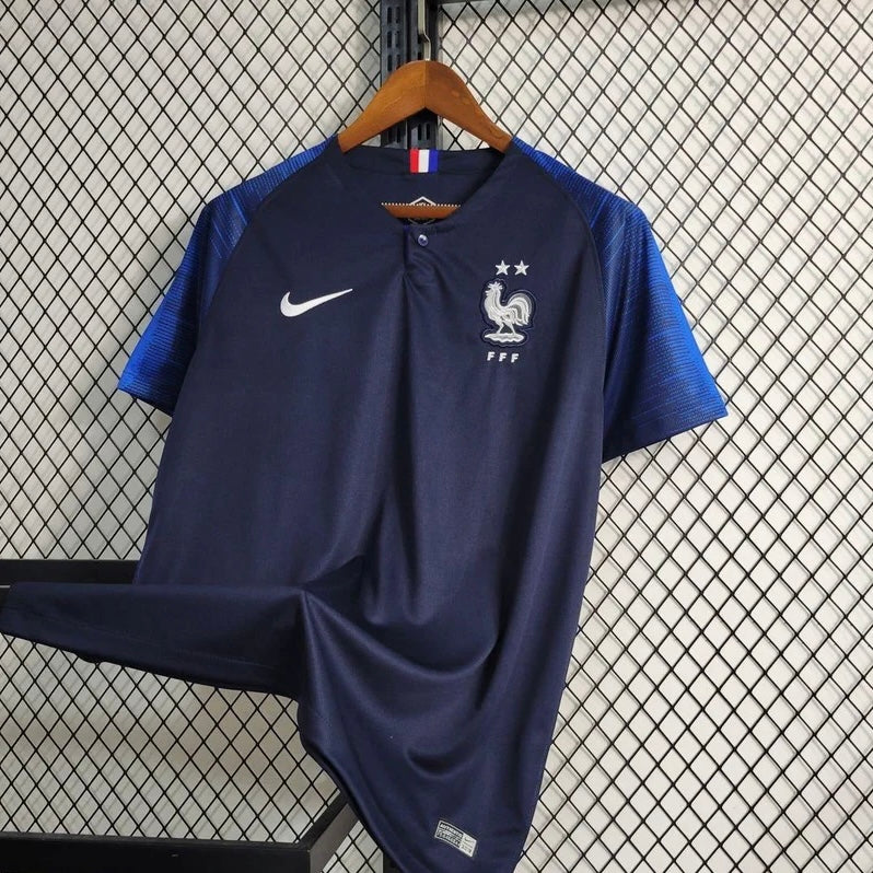 Retro 2018 France World Cup Home Jersey