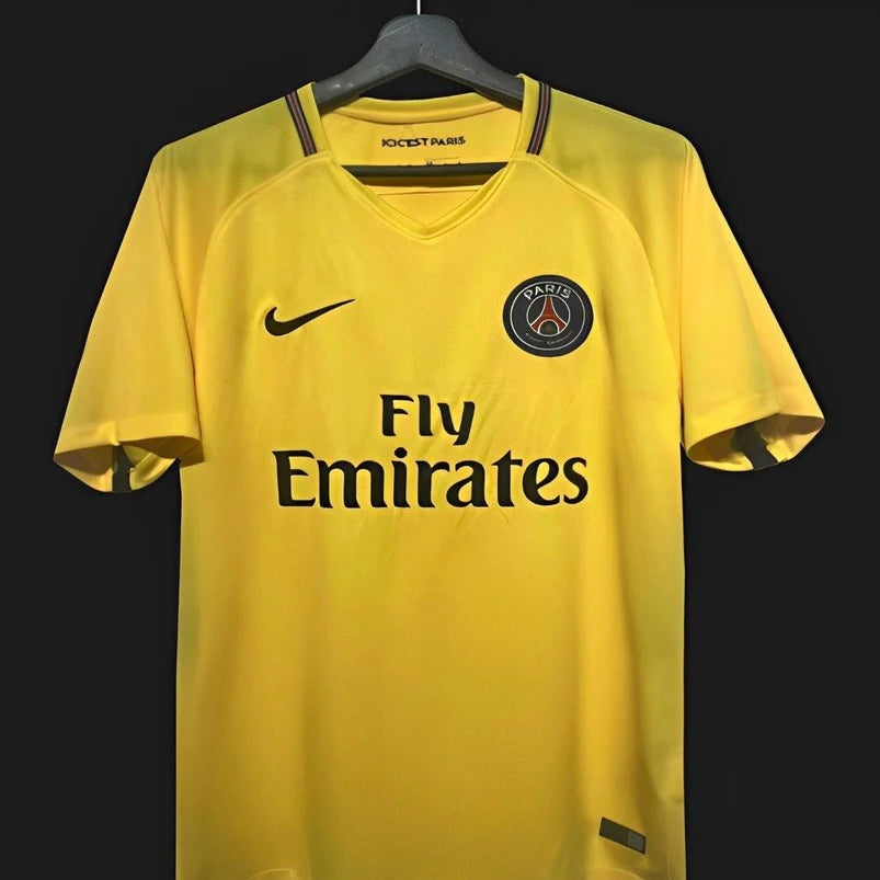 Retro 17/18 PSG Away Yellow Jersey