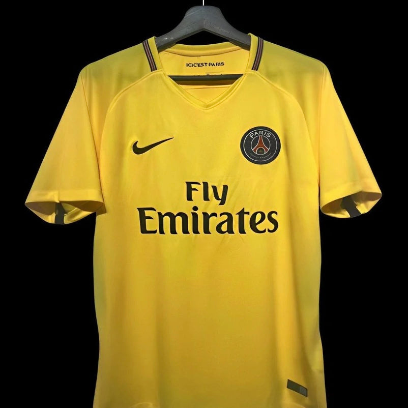 Retro 17/18 PSG Away Yellow Jersey