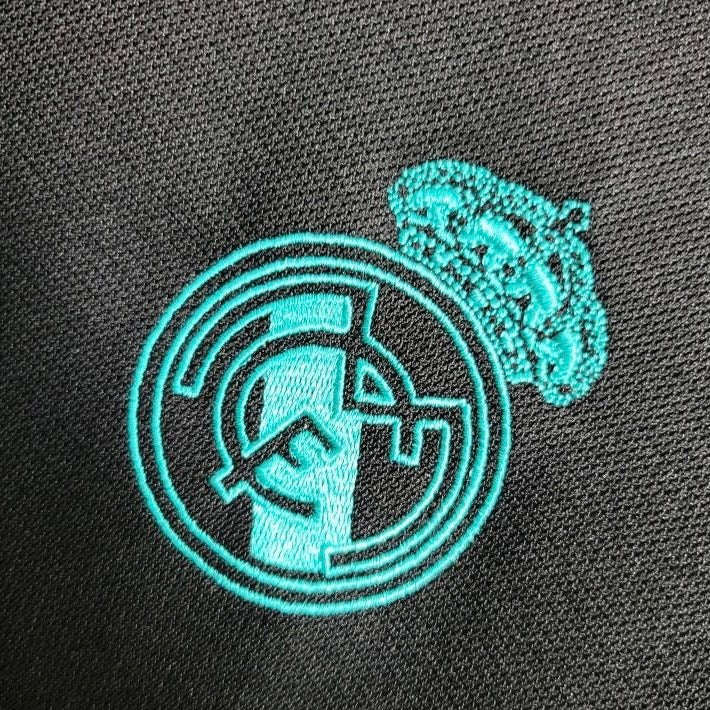 Retro 17/18 Real Madrid Away Black Jersey