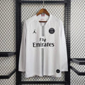 Retro Long Sleeve 18/19 PSG White Jersey