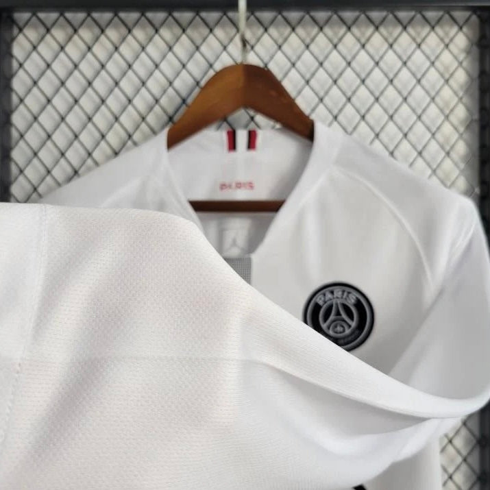 Retro Long Sleeve 18/19 PSG White Jersey