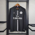 Retro Long Sleeve 18/19 PSG Black Jersey