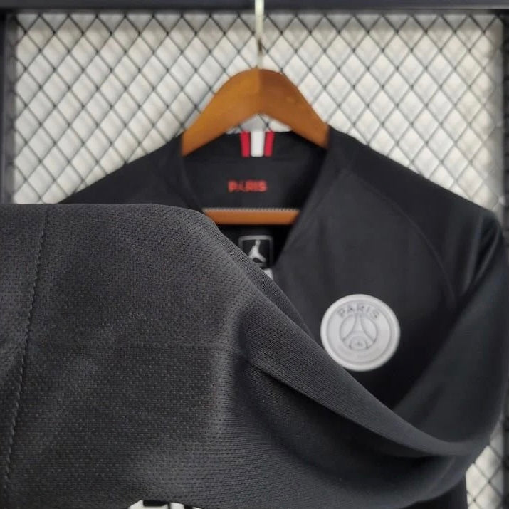 Retro Long Sleeve 18/19 PSG Black Jersey