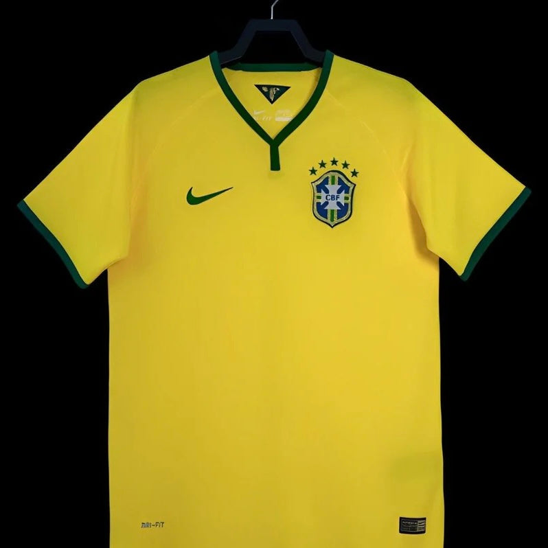 Retro 2014 Brazil Home Jersey