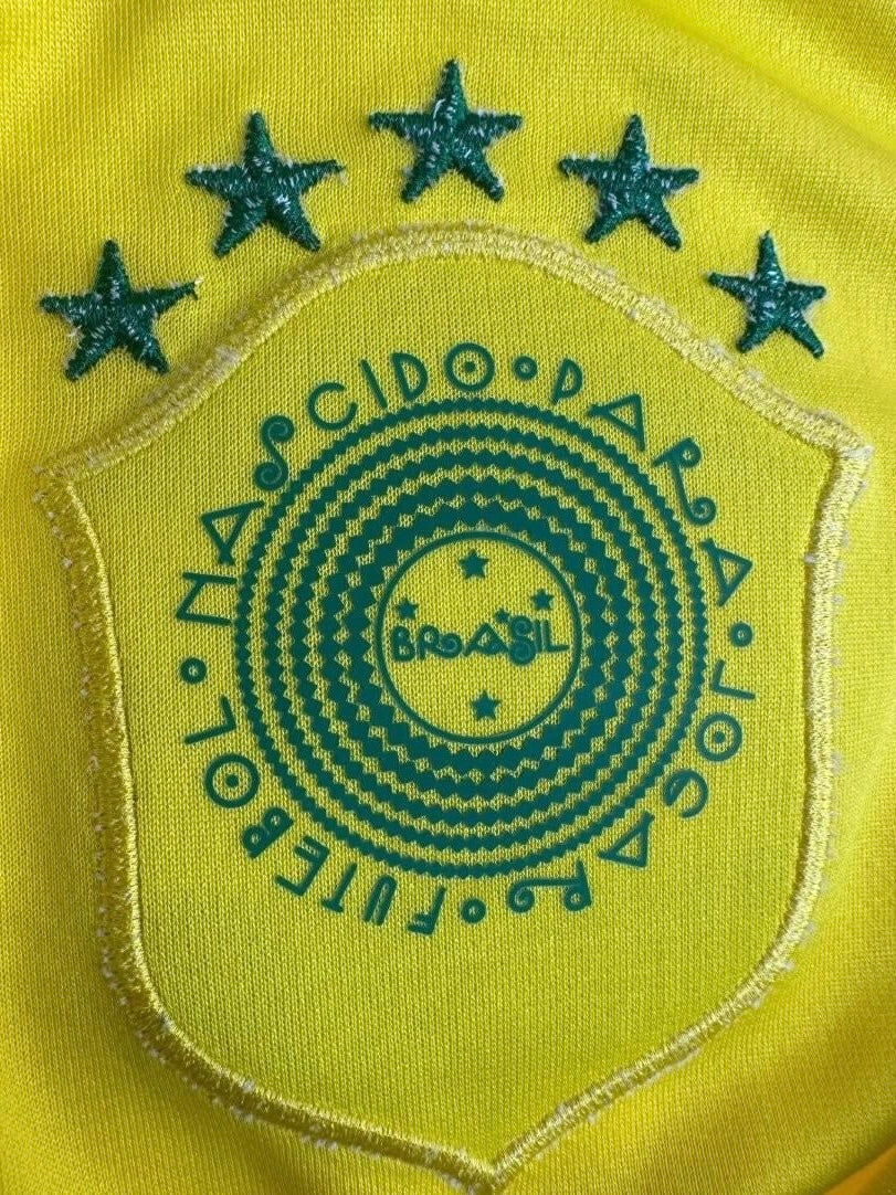 Retro 2014 Brazil Home Jersey