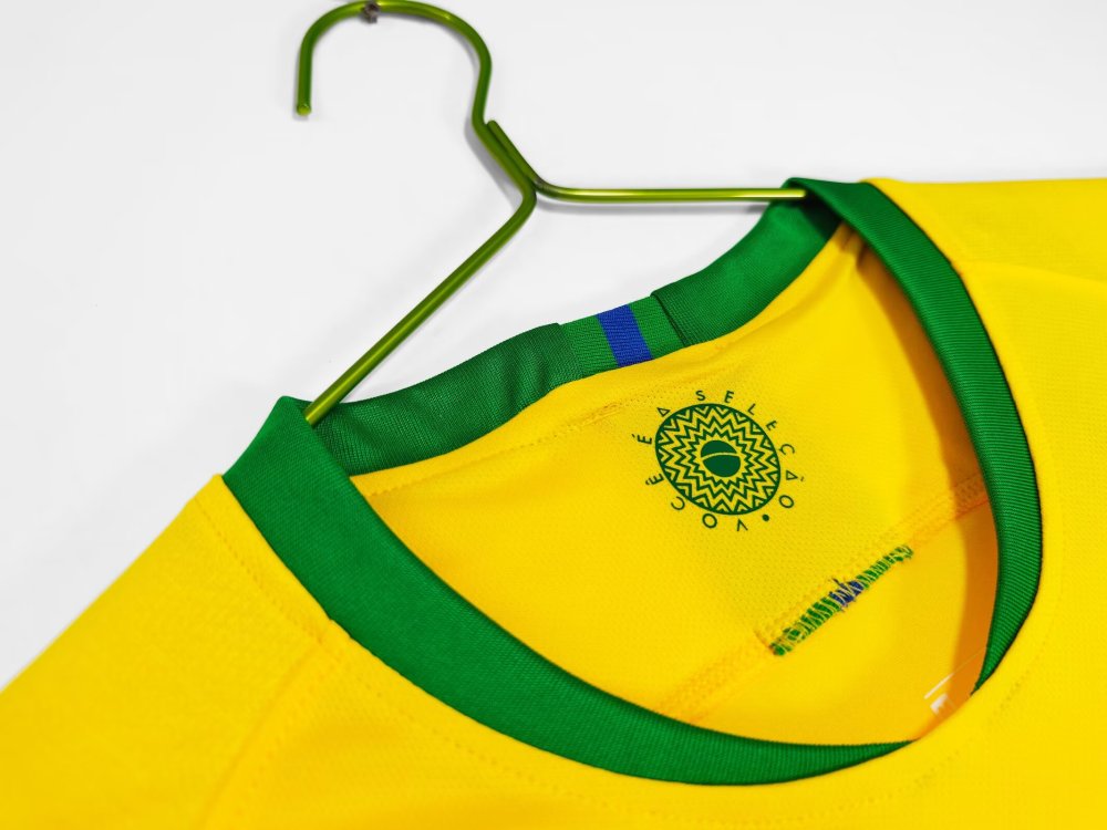 Retro 2018 Brazil Home Soccer Jersey