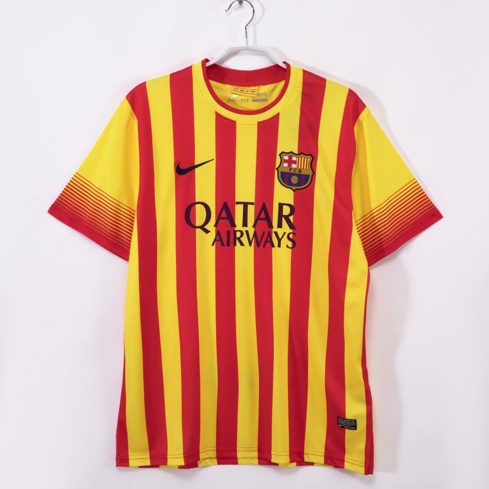 Retro 13/14 Barcelona Away Soccer Jersey