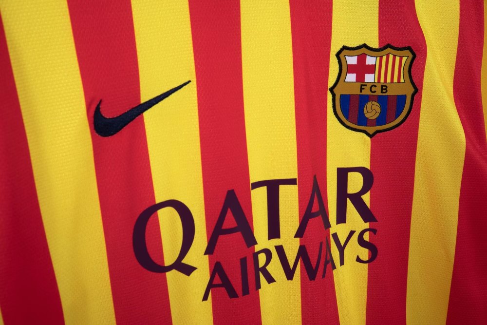 Retro 13/14 Barcelona Away Soccer Jersey