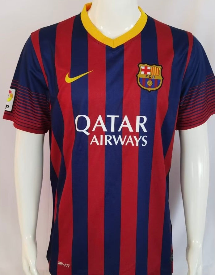 Retro 13/14 Barcelona Home Soccer Jersey