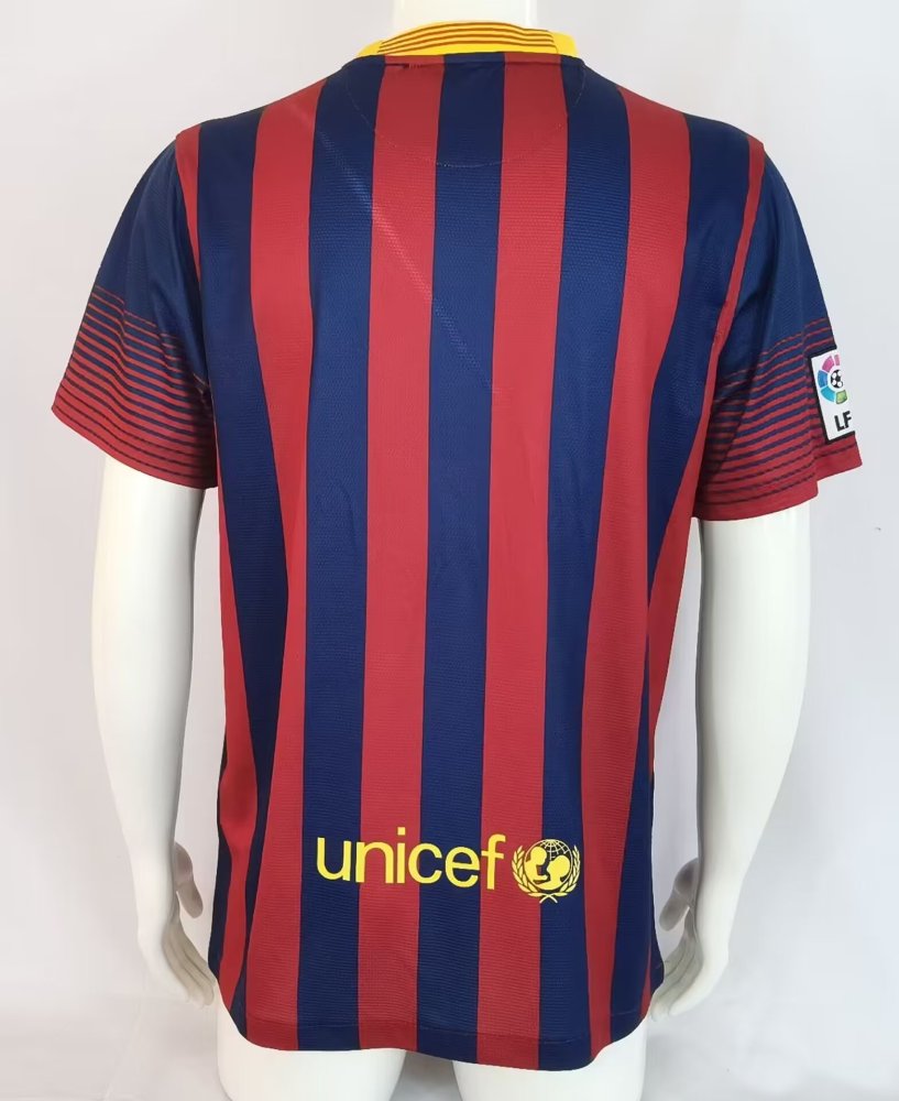 Retro 13/14 Barcelona Home Soccer Jersey