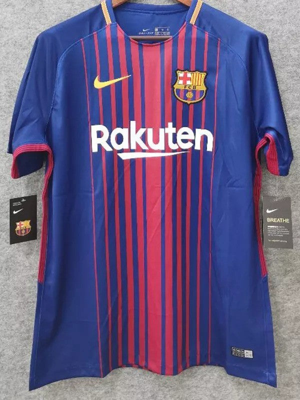 Retro 17/18 Barcelona Home Soccer Jersey