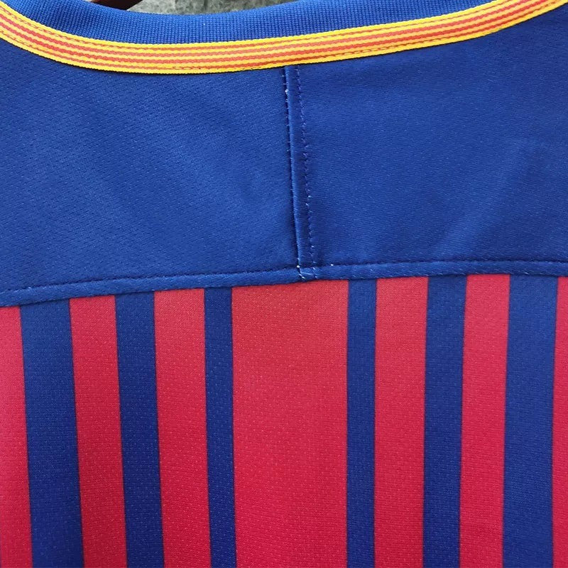 Retro 17/18 Barcelona Home Soccer Jersey