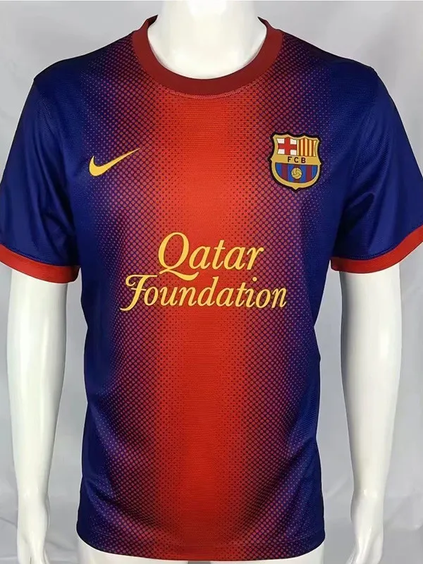 Retro 12/13 Barcelona Home Soccer Jersey