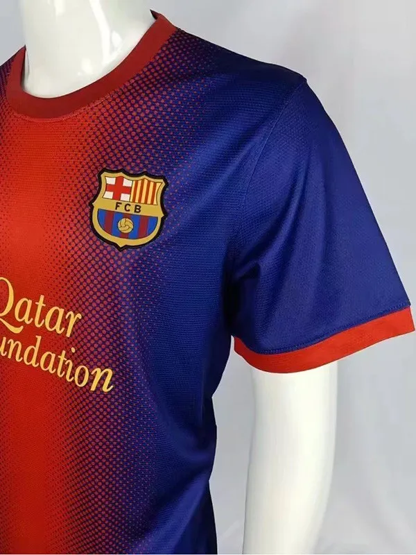 Retro 12/13 Barcelona Home Soccer Jersey