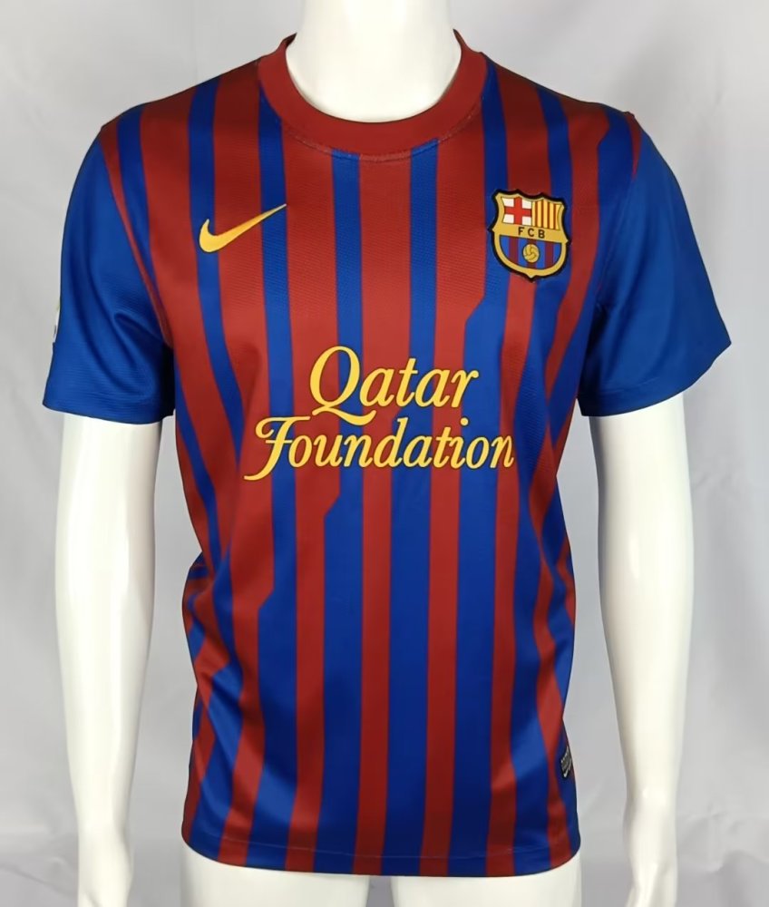 Retro 11/12 Barcelona Home Soccer Jersey