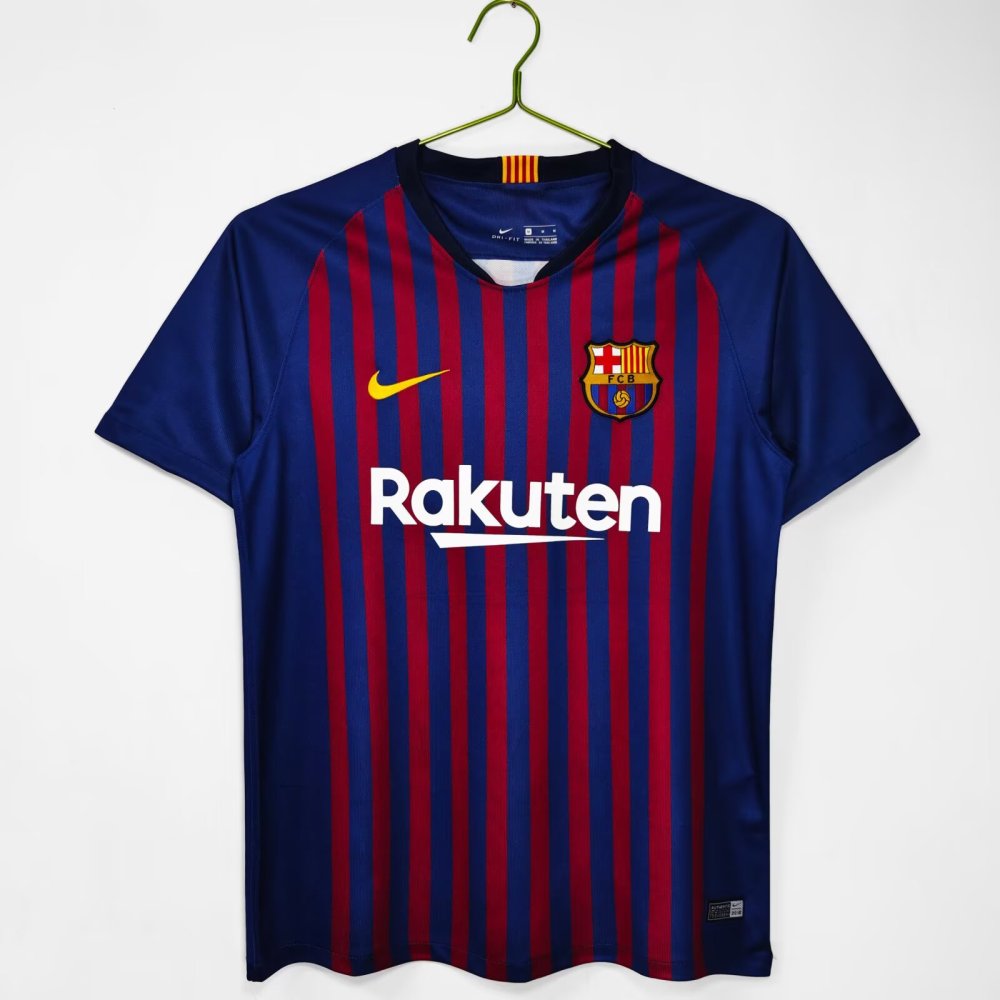 Retro 18/19 Barcelona Home Soccer Jersey