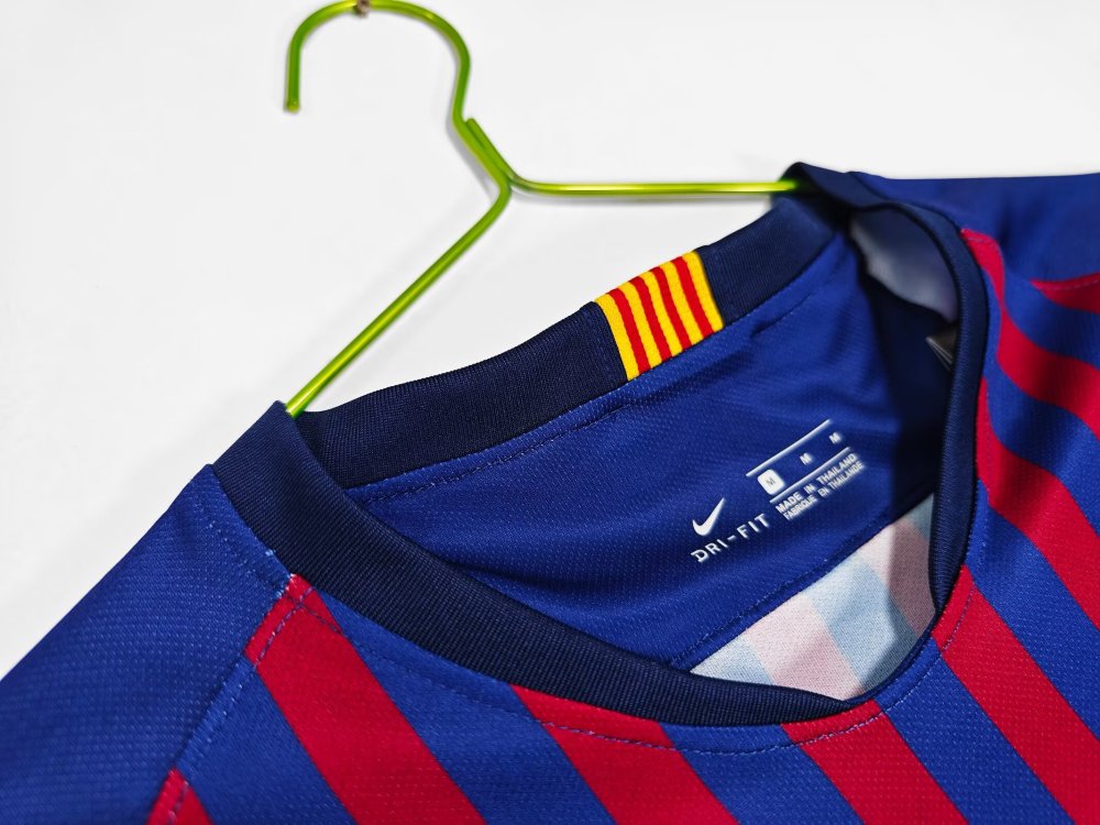 Retro 18/19 Barcelona Home Soccer Jersey
