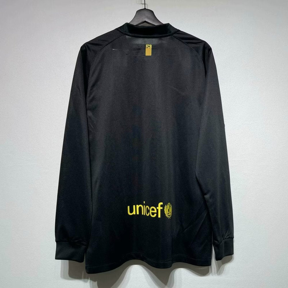 Retro 11/12 Barcelona Away Long Sleeve Soccer Jersey