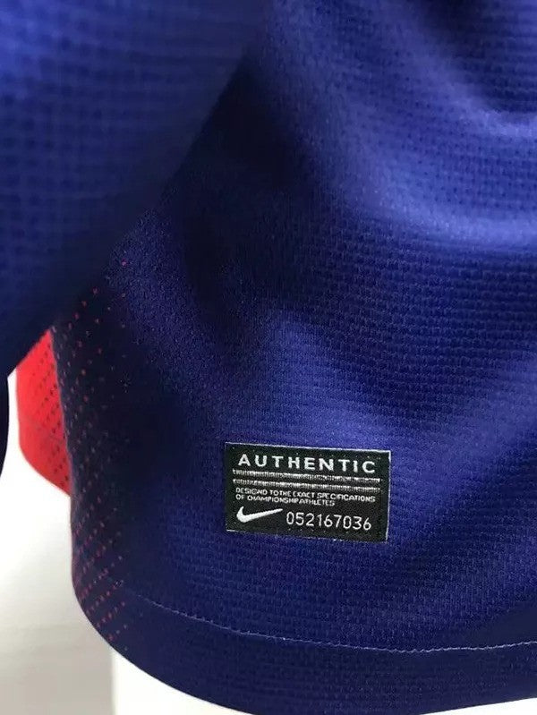Retro 12/13 Barcelona Home Long Sleeve Soccer Jersey