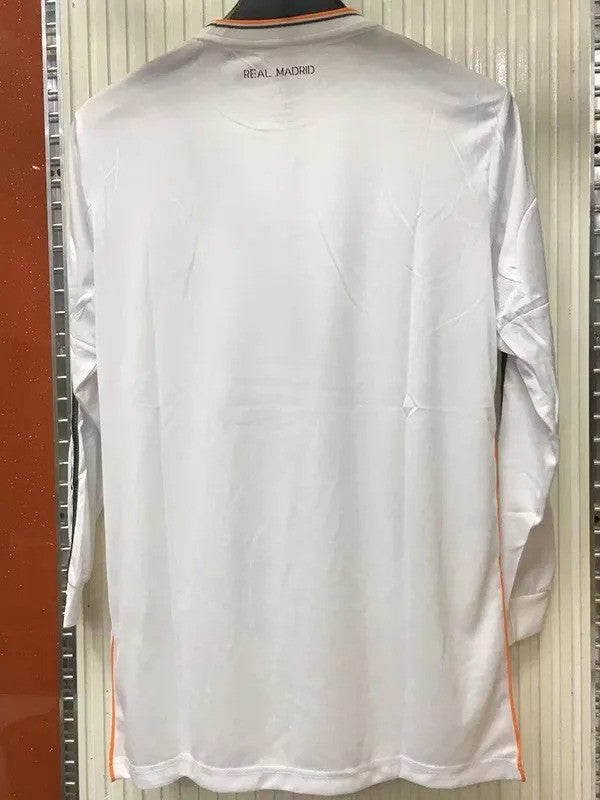 Retro 13/14 Real Madrid Home Long Sleeve Soccer Jersey