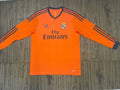 Retro 13/14 Real Madrid Third Long Sleeve Soccer Jersey