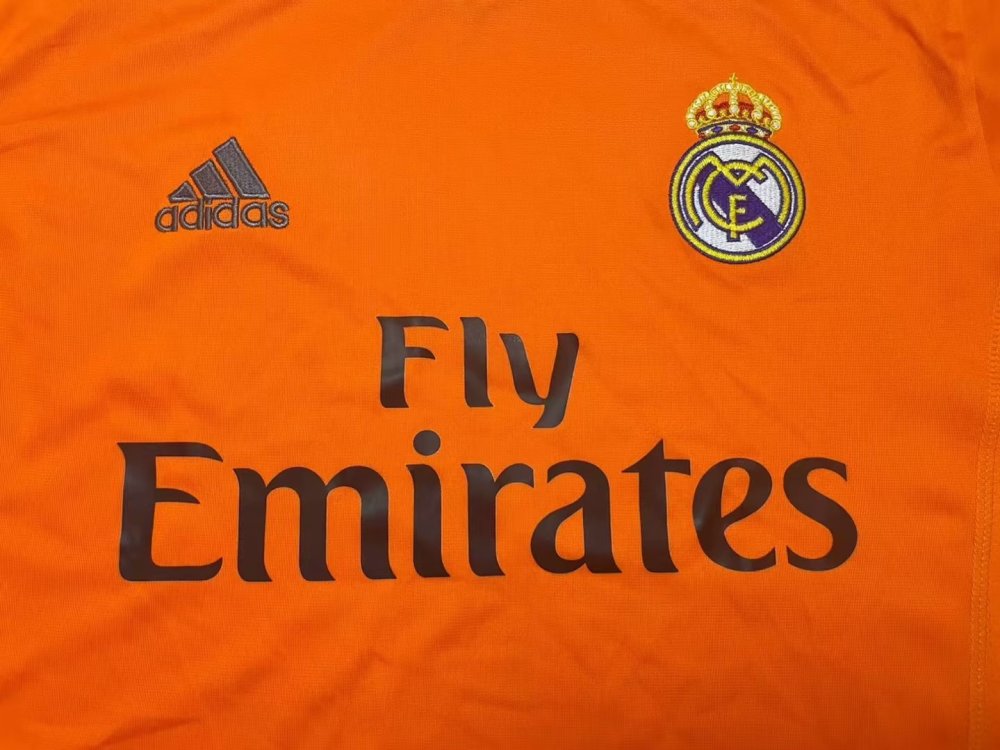 Retro 13/14 Real Madrid Third Long Sleeve Soccer Jersey