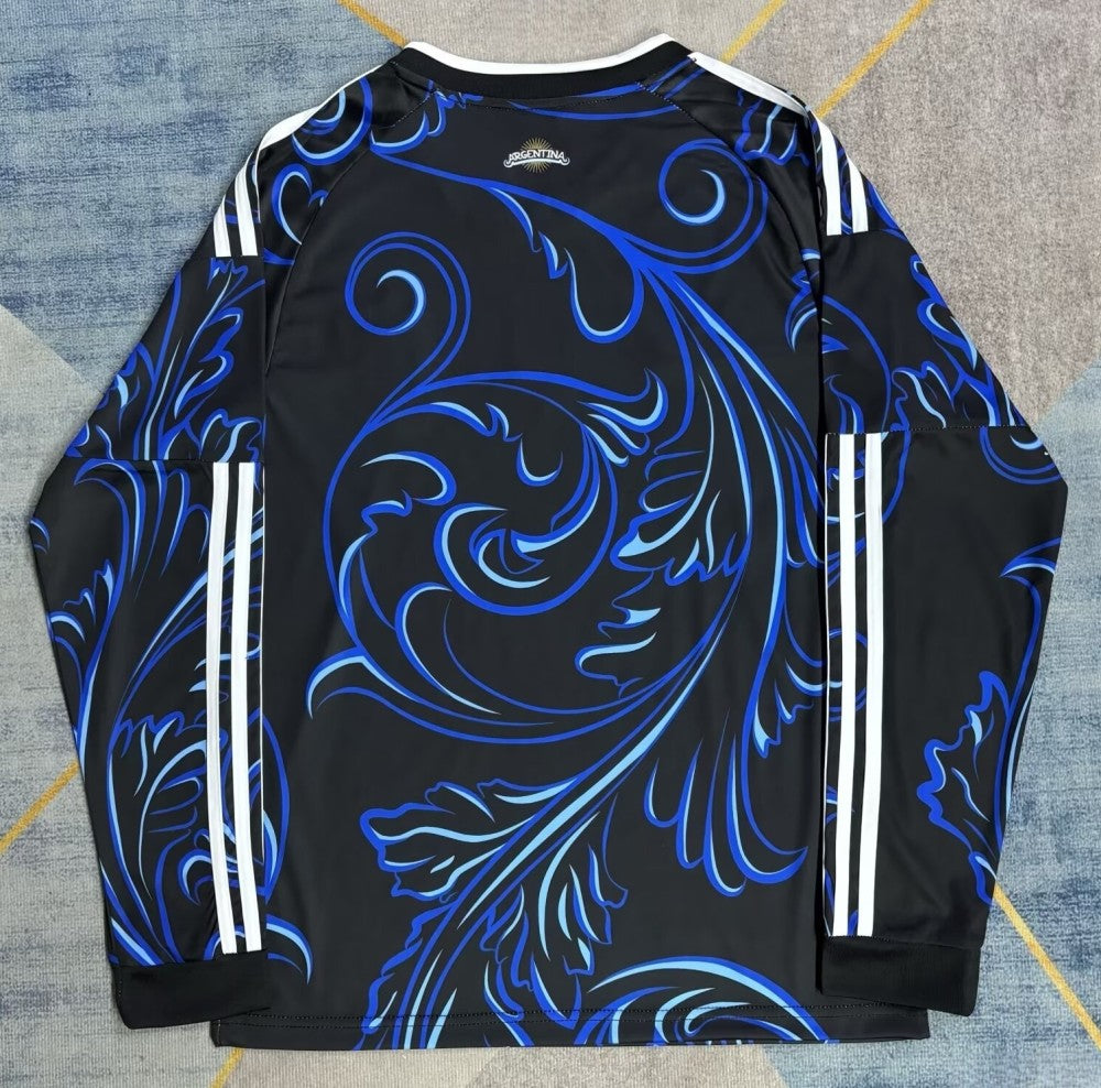 2026 World Cup Argentina Away Long Sleeve Fans Soccer Jersey