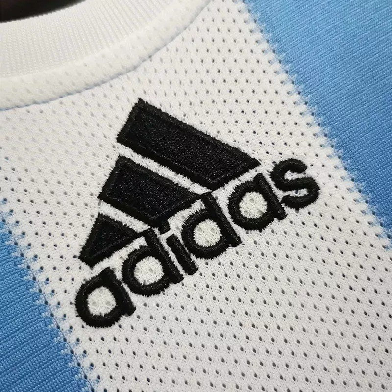 Retro 2010 Argentina Home Soccer Jersey