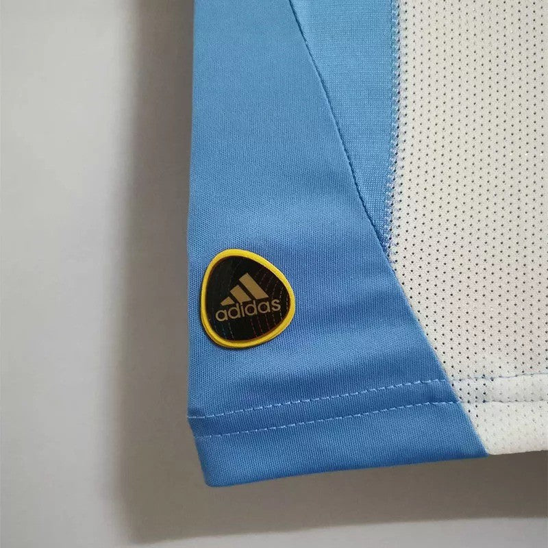Retro 2010 Argentina Home Soccer Jersey