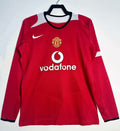 Retro 04/06 Manchester United Home Long Sleeve Soccer Jersey