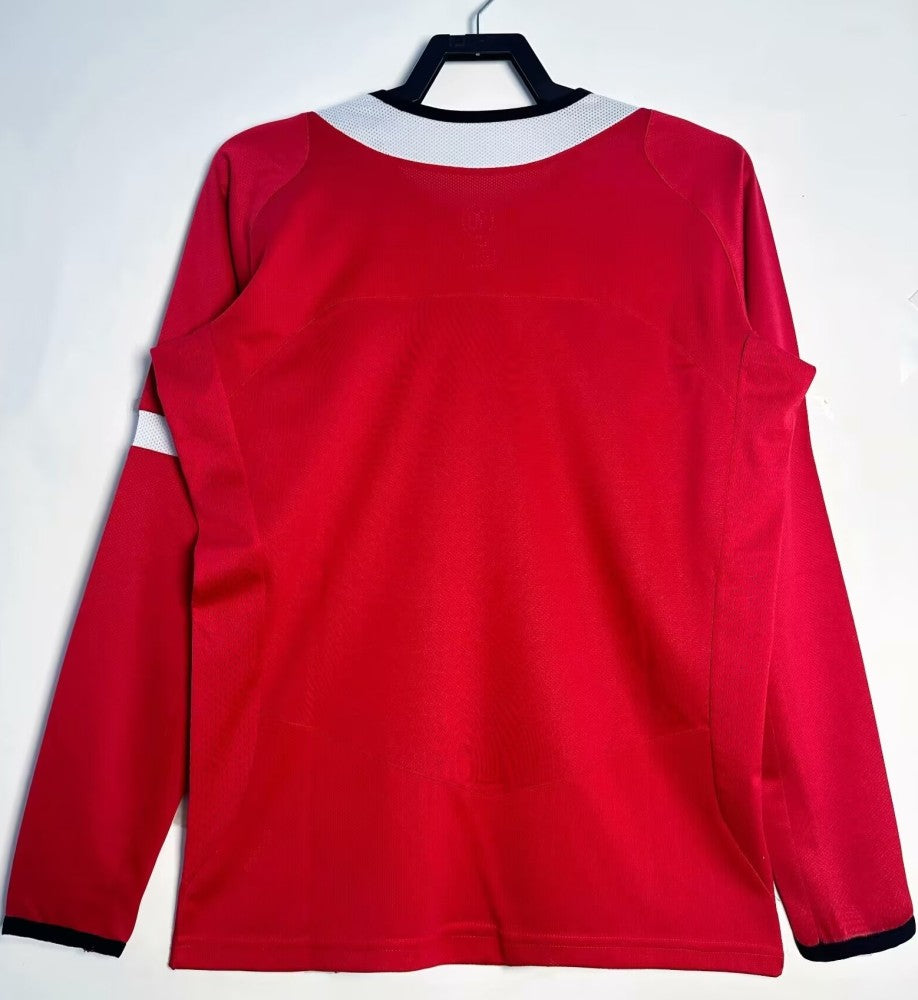 Retro 04/06 Manchester United Home Long Sleeve Soccer Jersey