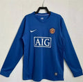 Retro 08/09 Manchester United Third Long Sleeve Soccer Jersey