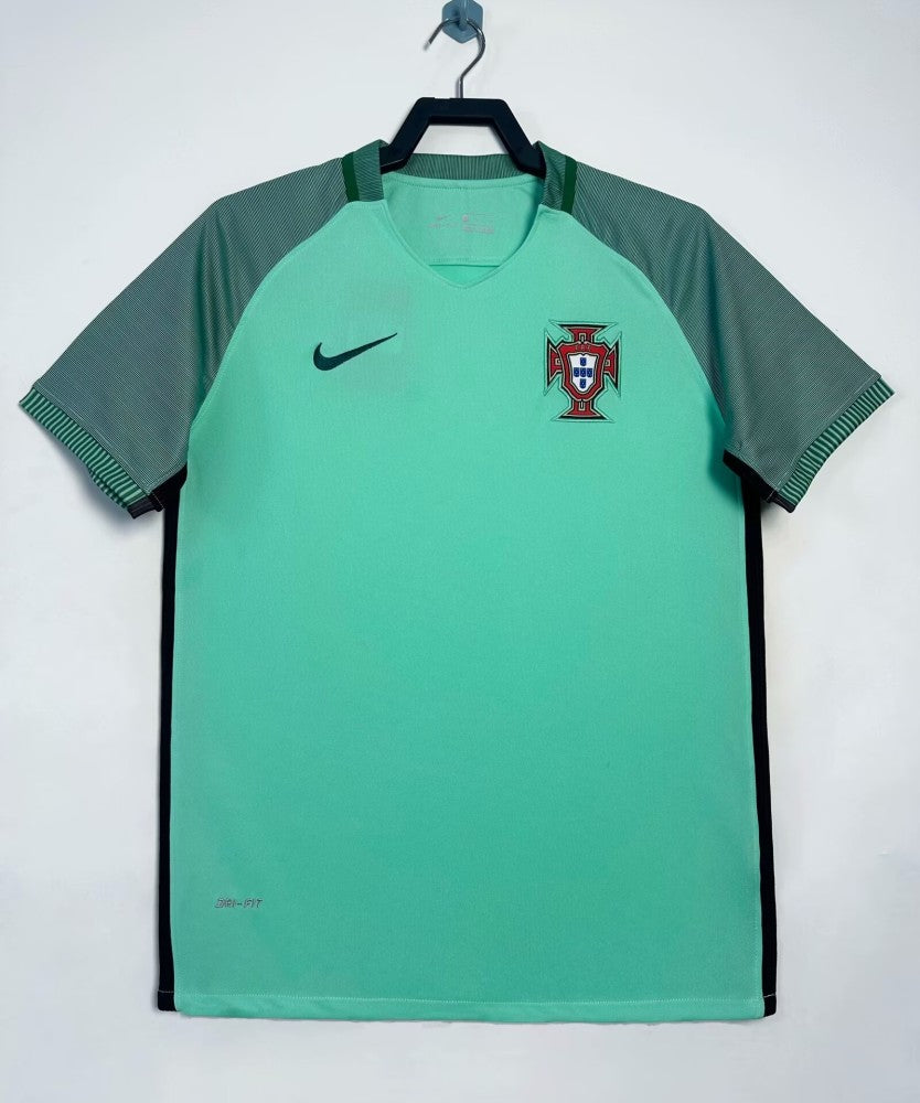 Retro 2016 Portugal Away Soccer Jersey