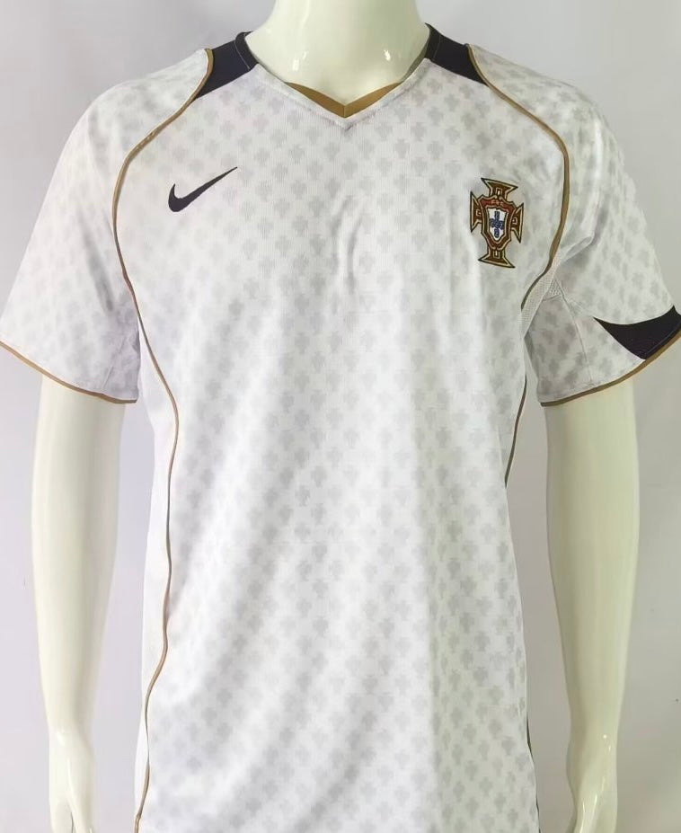 Retro 2004 Portugal Away Soccer Jersey